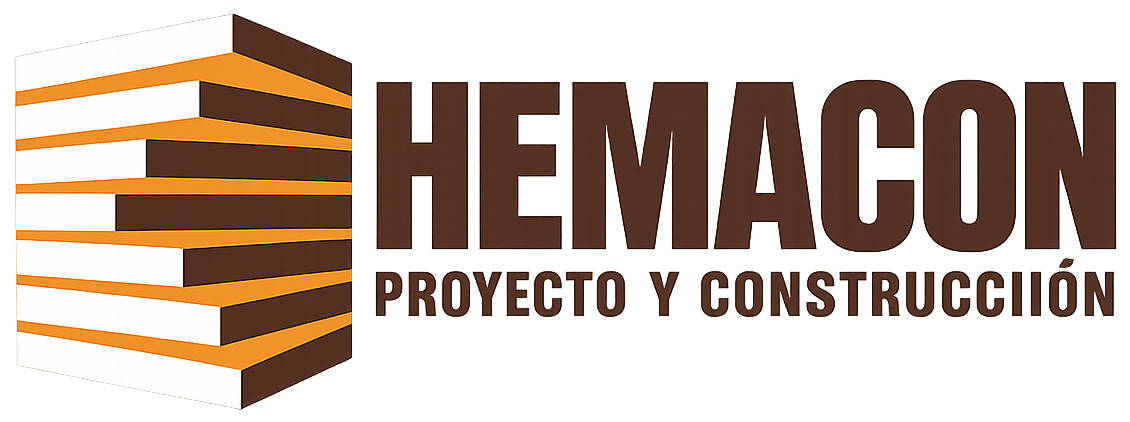Logotipo de HEMACON, Proyecto y Construcción
