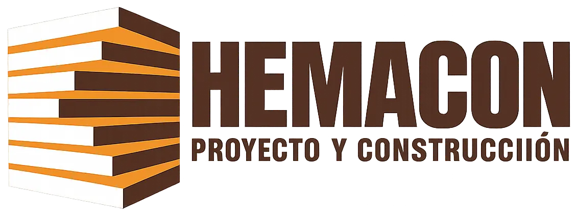 Logotipo de HEMACON, Proyecto y Construcción